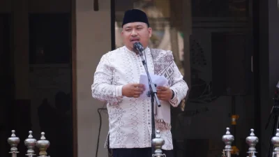 Pimpin Upacara Hari Santri 2026, Kang Rey Tekankan Peran Santri dalam Membangun Negeri