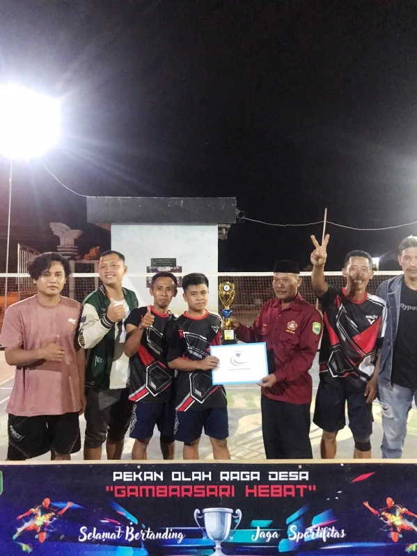 Sukses Gelar Badminton, Pemdes Gambarsari Agendakan Turnamen Bola Antar RW