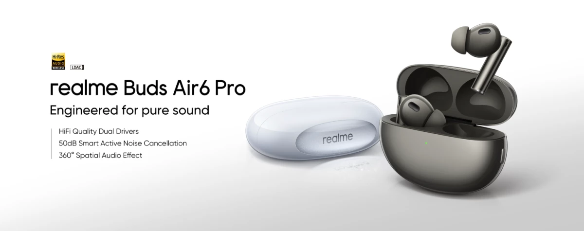 Realme Luncurkan Seri Buds Air6, Audio Premium untuk Kaum Anak Muda