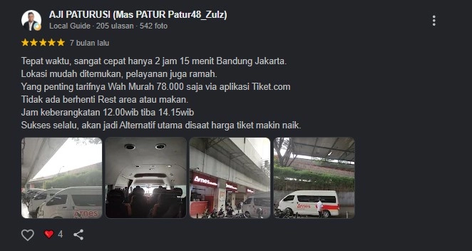 Ulasan Pengguna di Google Maps