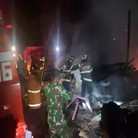 Rumah di Compreng Subang Hangus Terbakar Akibat Korsleting Listrik