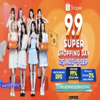Shopee 9.9 Super Shopping Day X Hearts2Hearts, Kolaborasi Paling Fresh Saat Ini!