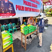Polsek Jalancagak Buka Gerai Beras Murah 24 Jam, Jaga Stabilitas Harga Pangan di Subang