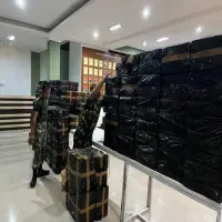 Kodim 0605/Subang Bongkar Penyelundupan Ratusan Ribu Bungkus Rokok Ilegal