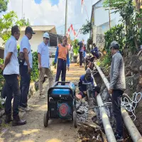 PDAM Subang Relokasi pipa di Kampung Cileuleuy