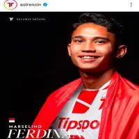 Berkarir di Liga Slovakia, Marselino Ferdinan Resmi Bergabung dengan AS Trencin