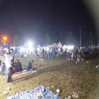 Kemah Pramuka Jadi Arena Pasar Malam di Subang
