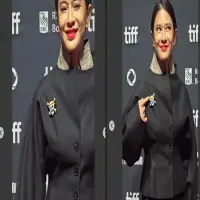 Dian Sastrowardoyo Tampil Edgy di Toronto International Film Festival 2025 dengan Pin One Piece