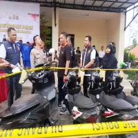 Polres Purwakarta Kembalikan Sepeda Motor Korban Curanmor