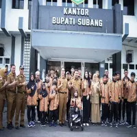 Bupati Subang Lepas Atlet Peparpeda dan BK Porprov, Tekankan Sportivitas dan Semangat Juang
