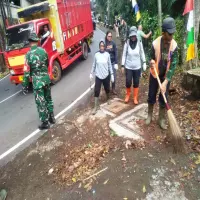 Karya Bhakti, Koramil 0912 Lembang Ciptakan Lingkungan Asri