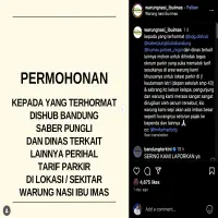 Tak Kunjung Ditindak Tegas, Warung Nasi Bu Imas Keluhkan Oknum Tukang Parkir Liar