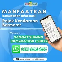Samsat Subang Luncurkan Layanan WhatsApp Information Center, Mudahkan Warga Akses Informasi Pajak Kendaraan