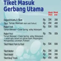 Harga Tiket Masuk Pemandian Air Panas Sari Ater Terbaru 2025