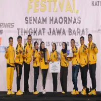 Team Senam Waringkas Kontingen Kabupaten Subang Sabet Juara 1  Festival Senam HAORNAS Tingkat Provinsi Jawa Barat