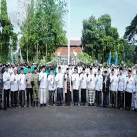 Bupati Subang, Reynaldy Dikukuhkan Jadi Panglima Santri, Apel Hari Santri Nasional
