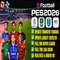Download eFootball PES 2026 PPSSPP Liga Indonesia & Full Asia Android Offline – Update Transfer 25/26 Grafik HD!
