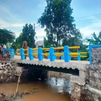 Jembatan Garok di Subang Rampung, Aktifitas Ekonomi Warga Lancar