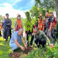 Rayakan HUT ke-66, Pemuda Pancasila Subang Tanam Pohon dan Tebar Ikan Bersama IDI juga DLH di Cekdam Ranggawulung