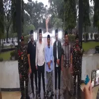 Peringati Hari Pahlawan, PC NU Purwakarta Ziarah ke Taman Makam Pahlawan Sirna Raga