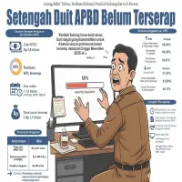 Setengah Duit APBD Belum Terserap, Jelang Akhir Tahun Realisasi Belanja Pemkab Subang Baru 55 Persen