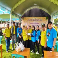 KSP BKU Suport HUT PGRI di Kecamatan Pagaden Barat, Kabupaten Subang