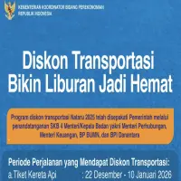 Rincian Diskon Tiket Trasportasi Umum Liburan Tahun Baru, Kereta Api sampai Pesawat