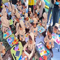 Kolam Renang Ciheuleut di Subang Gelar Lomba Kolase Tingkat TK