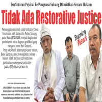 Tidak Ada Restorative Justice, Isu Setoran Pejabat ke Penguasa Subang Dibuktikan Secara Hukum