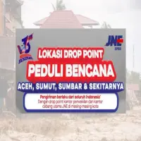 Ini Daftar Drop Point JNE Resmi untuk Kirim Bantuan ke Aceh, Sumut, dan Sumbar