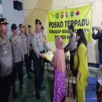 Ada Bencana di Cisalak, Polres Subang Gercep Kirim Bantuan untuk Warga