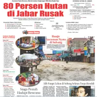 80 Persen Hutan di Jawa Barat Rusak, Potensi Bencana di Depan Mata