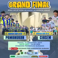 Jelang Laga Final Bupati Cup U17 Kabupaten Subang, Dua Kecamatan Saling Berambisi Jadi Juara