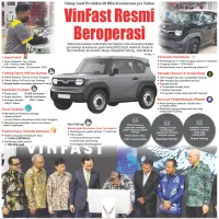 VinFast Resmi Beroperasi di Subang, Tahap Awal Produksi 50 Ribu Kendaraan per Tahun
