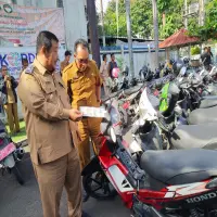 Wujudkan Penertiban Aset, Disdikbud Subang Inventarisasi 147 Kendaraan Roda Dua