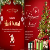 Download Kartu Ucapan Natal Gratis & Kekinian, Cocok Buat WhatsApp dan Instagram