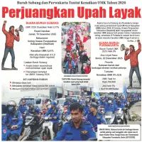 Perjuangkan Upah Layak, Buruh Subang dan Purwakarta Tuntut Kenaikan UMK Tahun 2026