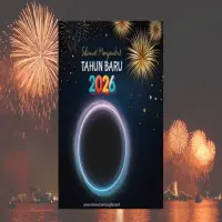 Kumpulan Link Twibbon Tahun Baru 2026 Biar Tetap Eksis di Sosmed