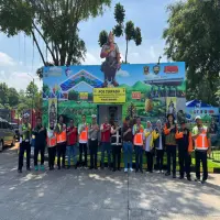 Menteri Lingkungan Hidup Tinjau Pengelolaan Sampah Nataru di Rest Area 102 Tol Cipali Subang
