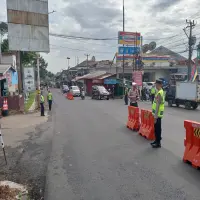 Pastikan Keamanan dan Kenyamanan Wisatawan pada Libur Tahun Baru, Polsek Jalancagak Cek Objek Wisata Sariater