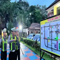 Rekayasa Lalu Lintas Malam Tahun Baru, Polisi Tutup Sejumlah Ruas Jalan di Sekitar Alun-alun Subang