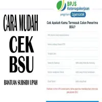 Cara Cek Penerima BSU Terbaru 2026