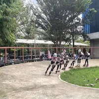 Bukti Keseriusan Hadapi Porprov, Atlet Sepatu Roda Purwakarta Matangkan Teknik dan Kecepatan