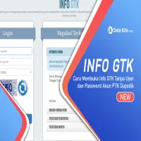 Cara Login Info GTK Terbaru untuk Guru dan Tenaga Kependidikan