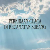 Perkiraan Cuaca di Kecamatan Subang per 19-20 Januari 2026: Hujan dan Berawan