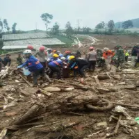 61 Korban Longsor di Cisarua Kabupaten Bandung Barat Masih Tertimbun