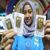 Harga Emas Antam di Pegadaian Naik, 1 Gram Tembus Rp3,48 Juta