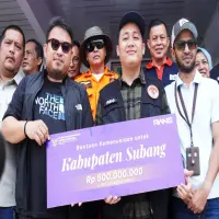 Bupati Reynaldy Apresiasi Tim Rans Carnival Salurkan Rp500 Juta untuk Korban Banjir