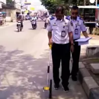 Dishub Purwakarta Survei Kebutuhan Zebra Cross SDN 1 Sindangkasih