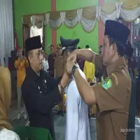 Camat Tanjungsiang Lantik Penjabat Sementara Kepala Desa Tanjungsiang